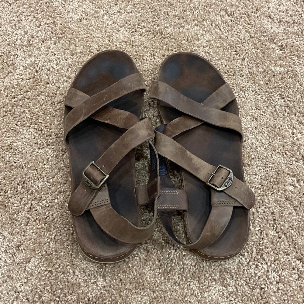 Chaco leather wayfarer sandal. Women's size 10. Like new.
